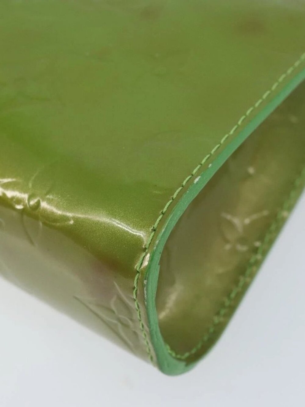 LOUIS VUITTON Monogram Vernis Trousse cosmetics Pouch Green M93649 Auth bs33617 - Picture 11 of 15